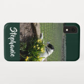 Casemate犬とブドウつる植物iPhone XR XS Max Case-Mate iPhoneケース (裏面(横))