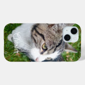 CaseMate iPhone 15ケース(猫カスタム写真) Case-Mate iPhoneケース (裏面 (横))
