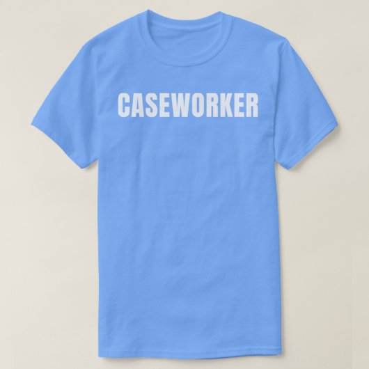 Caseworkerジョおもしろいブタイトル職業誕生日Gif Tシャツ (デザイン正面)