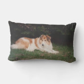 Caseyのコリー ランバークッション (裏面)