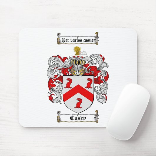 CASEYの家紋- CASEYの紋章付き外衣 マウスパッド (マウス)