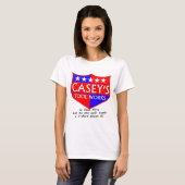 Caseyの用具の仕事! Tシャツ (正面フル)
