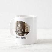 Caseyジョーンズの列車のコーヒーカップ コーヒーマグカップ (正面左)