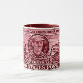 Caseyジョーンズの鉄道技師の郵便料金1950年 マグカップ (中央)