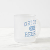 Casey郡-反逆者-高自由ケンタッキー フロストグラスマグカップ (正面右)