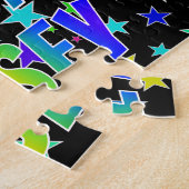 「CASEY」名、おもしろい「ハッピーバースデー」 ジグソーパズル (側面)