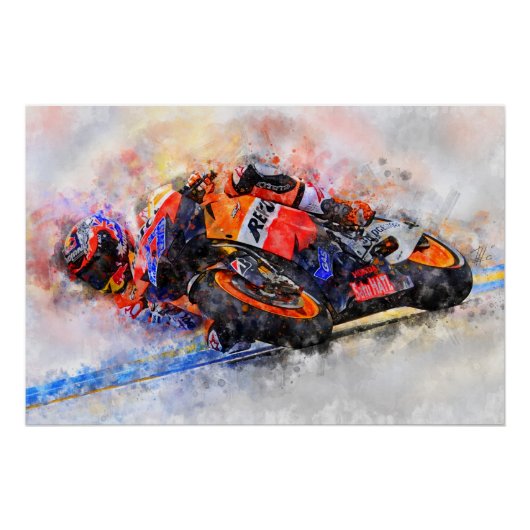 Casey Stoner ポスター (正面)