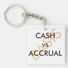 「CASHとACCRUALの基準」 キーホルダー