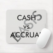 「CASHとACCRUALベース マウスパッド (マウス)