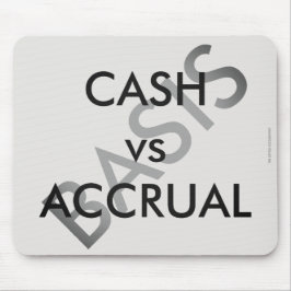 「CASHとACCRUALベース マウスパッド