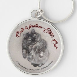 CashはEditor Cat by RoseWrites Photo Keychain キーホルダー