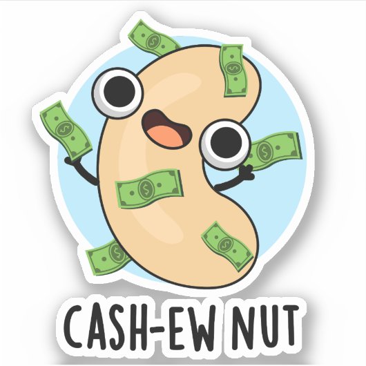 Cash-ewナットおもしろいカシューナットパン シール (正面)