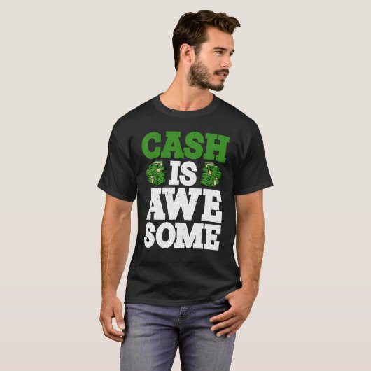Cash Is Awesome      Tシャツ (正面フル)