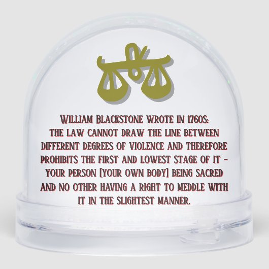 Cash is Freedom by RoseWrites Snow Globe (裏面)