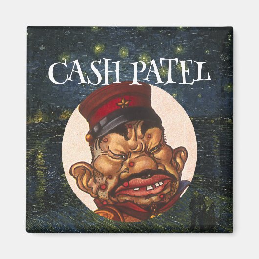 CASH PATEL RHYW セッソ セクソ マグネット (正面)