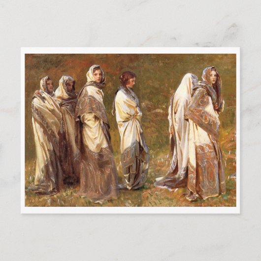Cashmere、John Sargent 1908 ポストカード (正面)