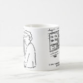 Cashpoint - 2つの銀行漫画 コーヒーマグカップ (中央)