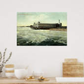 Casino, Asbury Park NJ 1910 ポスター (キッチン)