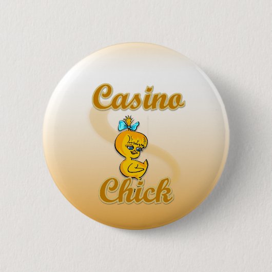 Casino Chick 缶バッジ (正面)