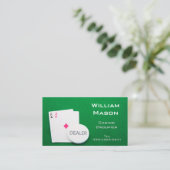 Casino Croupier / Dealer, Aces – 名刺 (スタンド正面)