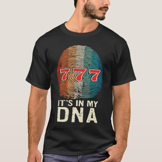 Casino Gambler It's In My DNA Slot Machine Gamblin Tシャツ (正面)