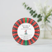 Casino Las Vegas Poker wedding 招待状 (スタンド正面)