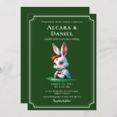 Casino Las Vegas Poker wedding 招待状 (正面/裏面)