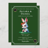 Casino Las Vegas Poker wedding 招待状 (正面/裏面)