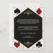 Casino Night Company Client Appreciation Charity 招待状 (裏面)