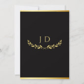 Casino Night Invitation | Poker Birthday Party サンキューカード (裏面)