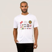 Casino Night Slot Machine Poker Lucky 7s Tシャツ (正面フル)