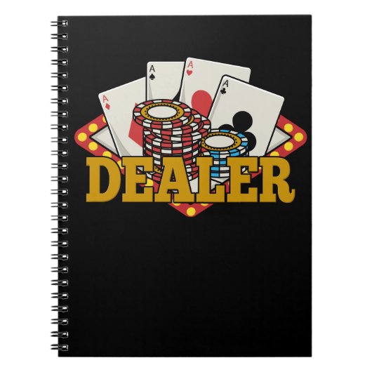 Casino Poker Dealer ノートブック (正面)