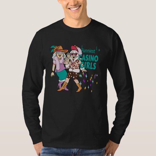 Casino Trip Funniest Casino Girls Casino Trip Fun  Tシャツ (正面)