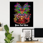 Casino Vegas Queenパーティー32"X"34ビューノート ポスター (ホームオフィス)