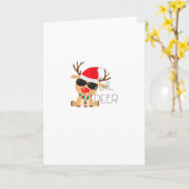 Casj Boys Unisex Adults Reindeer Small Short Sleev カード (黄色い花)