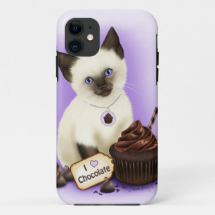 Caso siamess del iPhone 5 del chocolate deのlaマグダ 11 ケース