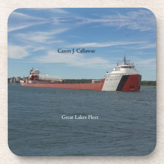 Cason J. Calawayセットの6懸命プラスチック製コースター コースター (正面)