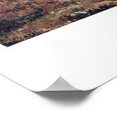 Caspar David Friedrichによる十字架と大聖堂 ポスター (角)