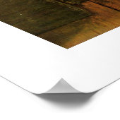 Caspar David Friedrichの窓辺の女性 ポスター (角)