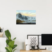 Caspar David Friedrich朝の時間 ポスター (ホームオフィス)