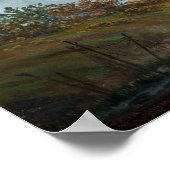 Caspar David Friedrich朝の時間 ポスター (角)