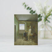 Caspar David Friedrich氏のスタジオで, 1811 ポストカード (スタンド正面)