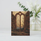 Caspar David Friedrich:夢を見る人 ポストカード (スタンド正面)