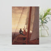 Caspar David Friedrich – 帆船で 招待状 (スタンド正面)