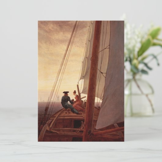 Caspar David Friedrich – 帆船で 招待状 (スタンド正面)