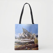 CASPAR DAVID FRIEDRICH – 氷の海1824 トートバッグ (正面)