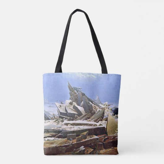 CASPAR DAVID FRIEDRICH – 氷の海1824 トートバッグ (裏面)