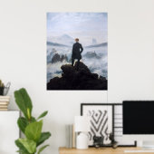 CASPAR DAVID FRIEDRICH – 海の上を放浪 ポスター (ホームオフィス)