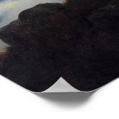 CASPAR DAVID FRIEDRICH – 海の上を放浪 ポスター (角)