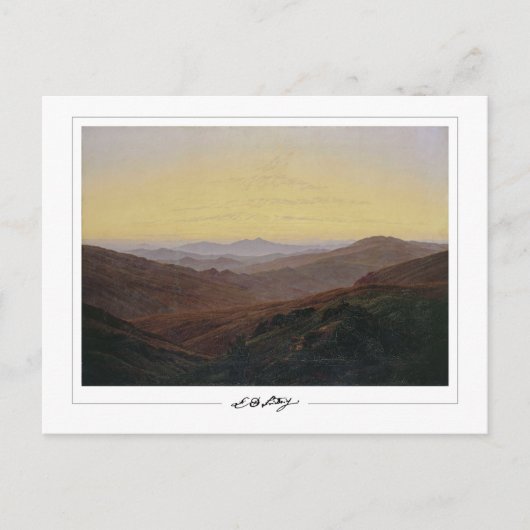 Caspar David Friedrich #120 -ファインアートはがき ポストカード (正面)